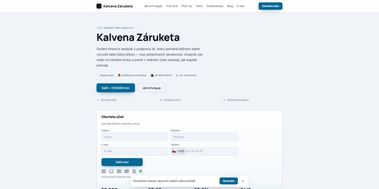 Kalvena Záruketa: обман брокера и возврат денег